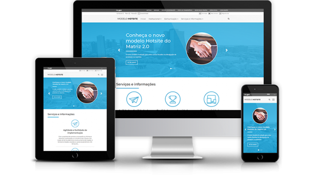 Sites responsivos Matriz PROCERGS